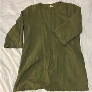 Eileen Fisher Khaki Utility Jacket